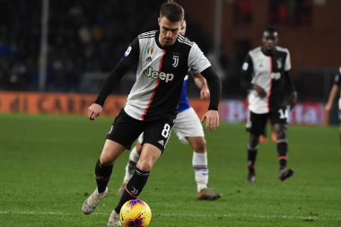 İtalyan Futbolu Serisi A Erkekler Şampiyonası Sampdoria Juventus 'a karşı