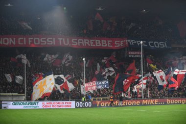 İtalyan Futbolu Serisi A Erkekler Şampiyonası Genoa Sampdoria 'ya Karşı