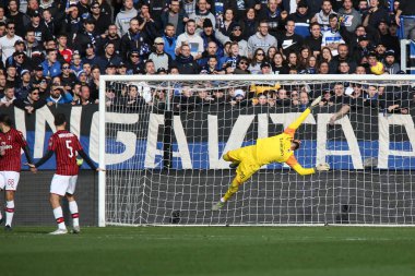 İtalyan Futbolu Serisi A Erkekler Şampiyonası Atalanta Milan 'a karşı