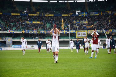 İtalyan Futbolu Serie A Men Şampiyonası Hellas Verona Torino 'ya karşı