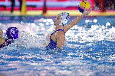 Waterpolo İtalyan Milli Takımı Waterpolo Dünya Kadınlar Ligi - İtalya Rusya 'ya Karşı