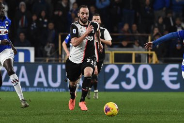 İtalyan Futbolu Serisi A Erkekler Şampiyonası Sampdoria Juventus 'a karşı