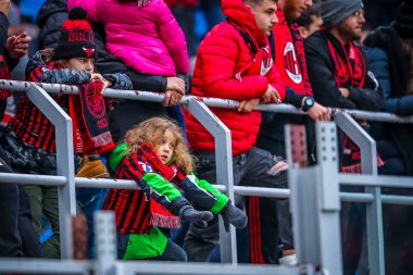 İtalyan Futbolu Serie A Men Şampiyonası Milan Sassuolo 'ya karşı