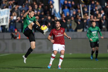 İtalyan Futbolu Serisi A Erkekler Şampiyonası Atalanta Milan 'a karşı