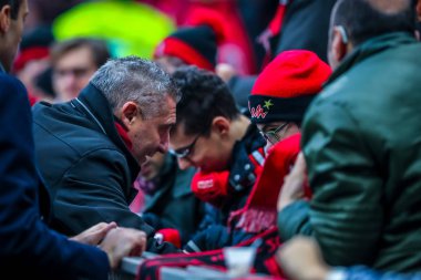 İtalyan Futbolu Serie A Men Şampiyonası Milan Sassuolo 'ya karşı