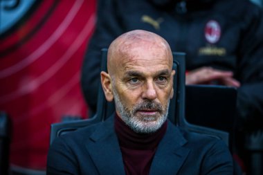 İtalyan Futbolu Serie A Men Şampiyonası Milan Sassuolo 'ya karşı