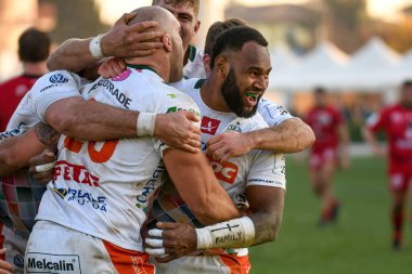 Rugby Heineken Şampiyonlar Kupası Benetton Treviso Lyon 'a karşı