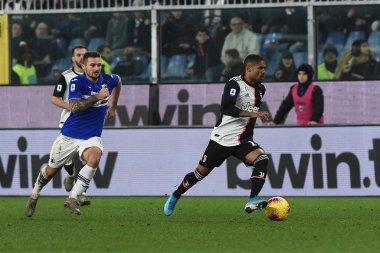 İtalyan Futbolu Serisi A Erkekler Şampiyonası Sampdoria Juventus 'a karşı