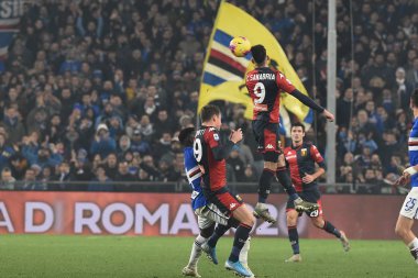 Italian Soccer Serie A Men Championship Genoa vs Sampdoria clipart