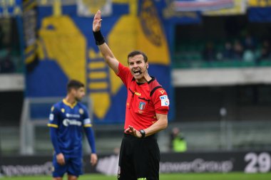 İtalyan Futbolu Serie A Men Şampiyonası Hellas Verona Torino 'ya karşı