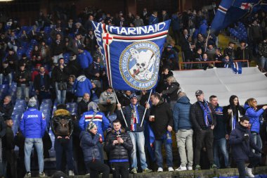 İtalyan Futbolu Serisi A Erkekler Şampiyonası Genoa Sampdoria 'ya Karşı