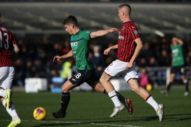 İtalyan Futbolu Serisi A Erkekler Şampiyonası Atalanta Milan 'a karşı