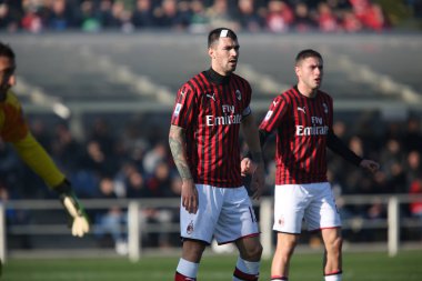 İtalyan Futbolu Serisi A Erkekler Şampiyonası Atalanta Milan 'a karşı