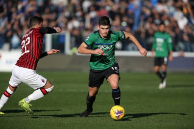 İtalyan Futbolu Serisi A Erkekler Şampiyonası Atalanta Milan 'a karşı