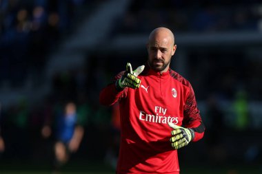 İtalyan Futbolu Serisi A Erkekler Şampiyonası Atalanta Milan 'a karşı