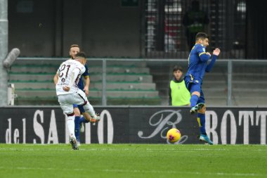 İtalyan Futbolu Serie A Men Şampiyonası Hellas Verona Torino 'ya karşı