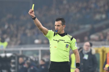 İtalyan Futbolu Serisi A Erkekler Şampiyonası Genoa Sampdoria 'ya Karşı