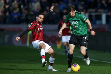 İtalyan Futbolu Serisi A Erkekler Şampiyonası Atalanta Milan 'a karşı