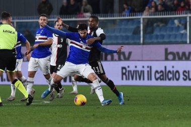 İtalyan Futbolu Serisi A Erkekler Şampiyonası Sampdoria Juventus 'a karşı