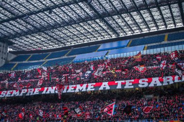İtalyan Futbolu Serie A Men Şampiyonası Milan Sassuolo 'ya karşı