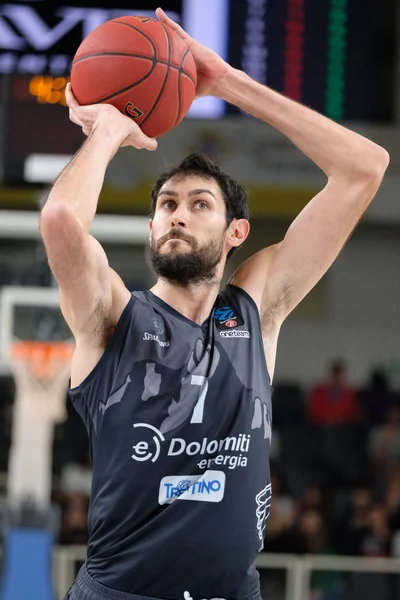 Basketball EuroCup Championship Dolomiti Energia Trento vs Unicaja Malaga — Stock Photo, Image