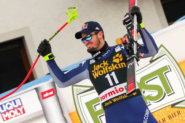 Ski Audi FIS World Cup 2019 - Men's downhill — 스톡 사진