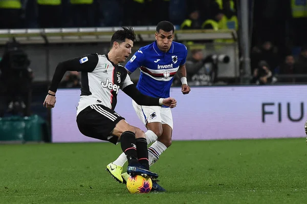 Mistrovství Itálie ve fotbale mužů Sampdoria vs Juventus — Stock fotografie