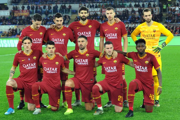 Ιταλική ποδοσφαιρική σειρά A Men Championship Roma vs Spal — Φωτογραφία Αρχείου