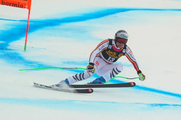 Copa do Mundo de Esqui AUDI FIS 2019 - Masculino & # 39; s Downhill — Fotografia de Stock