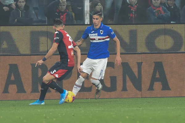 Campionato Italiano Calcio Serie A Uomini Genova vs Sampdoria — Foto Stock