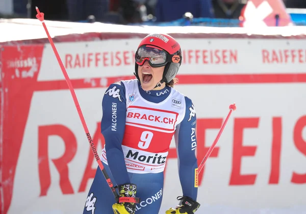 Ski AUDI FIS SKI World Cup 2019 - Ladies - Super-G — Stock Photo, Image