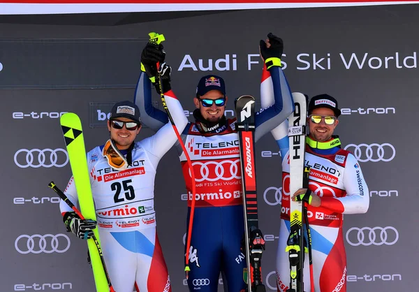 Kayak Audi Fis Dünya Kupası 2019 - Erkekler & # 39; yokuş aşağı — Stok fotoğraf