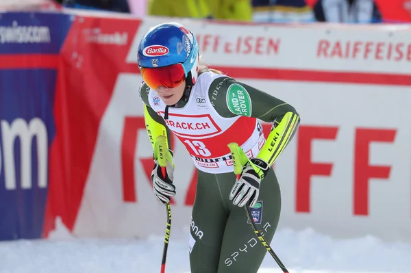 Ski AUDI FIS Copa del Mundo SKI 2019 - Señoras - Super-G — Foto de Stock