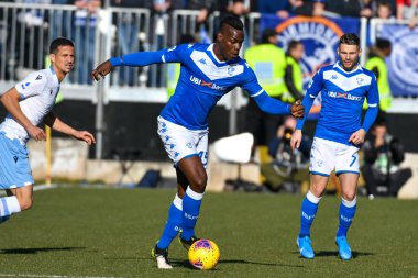 İtalyan Futbol Serisi A Erkekler Şampiyonası Brescia Lazio 'ya karşı