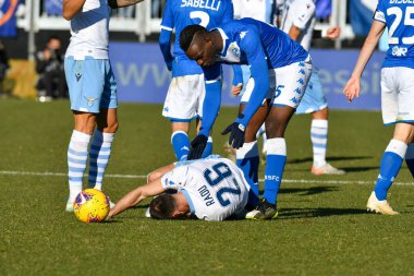 İtalyan Futbol Serisi A Erkekler Şampiyonası Brescia Lazio 'ya karşı