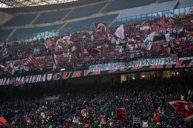 İtalyan Futbolu Serie A Men Şampiyonası Ac Milan Sampdoria 'ya karşı