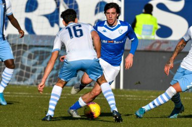 İtalyan Futbol Serisi A Erkekler Şampiyonası Brescia Lazio 'ya karşı