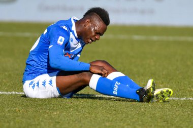 İtalyan Futbol Serisi A Erkekler Şampiyonası Brescia Lazio 'ya karşı