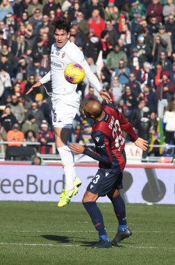 İtalyan Futbolu Serie A Men Championship Bologna Fc Acf Fiorentina 'ya karşı 