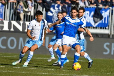 İtalyan Futbol Serisi A Erkekler Şampiyonası Brescia Lazio 'ya karşı