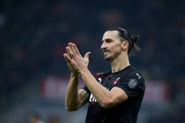 İtalyan Futbolu Serie A Men Şampiyonası Ac Milan Sampdoria 'ya karşı