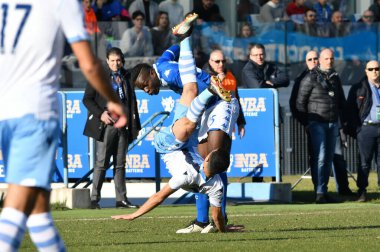 İtalyan Futbol Serisi A Erkekler Şampiyonası Brescia Lazio 'ya karşı