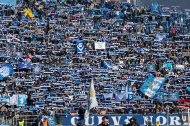 İtalyan Futbol Serisi A Erkekler Şampiyonası Brescia Lazio 'ya karşı