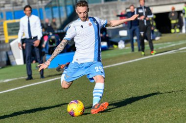 İtalyan Futbol Serisi A Erkekler Şampiyonası Brescia Lazio 'ya karşı