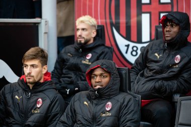 İtalyan Futbolu Serie A Men Şampiyonası Ac Milan Sampdoria 'ya karşı