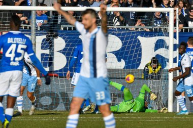 İtalyan Futbol Serisi A Erkekler Şampiyonası Brescia Lazio 'ya karşı