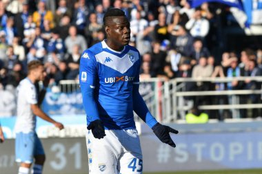 İtalyan Futbol Serisi A Erkekler Şampiyonası Brescia Lazio 'ya karşı