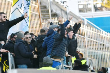 İtalyan Futbol Serisi A Erkekler Şampiyonası Brescia Lazio 'ya karşı
