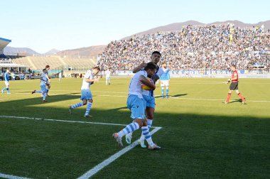 İtalyan Futbol Serisi A Erkekler Şampiyonası Brescia Lazio 'ya karşı