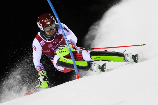Ski Fis Audi Παγκόσμιο Κύπελλο - Slalom άνδρες — Φωτογραφία Αρχείου